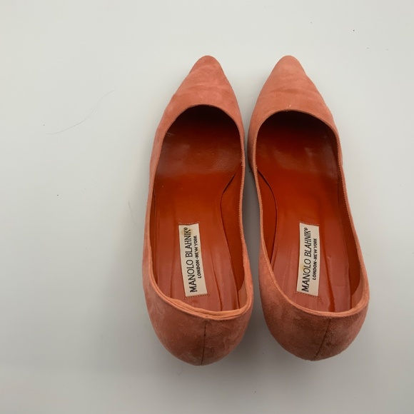 MANOLO BLAHNIK SUEDE HEELS - Picture 3 of 5